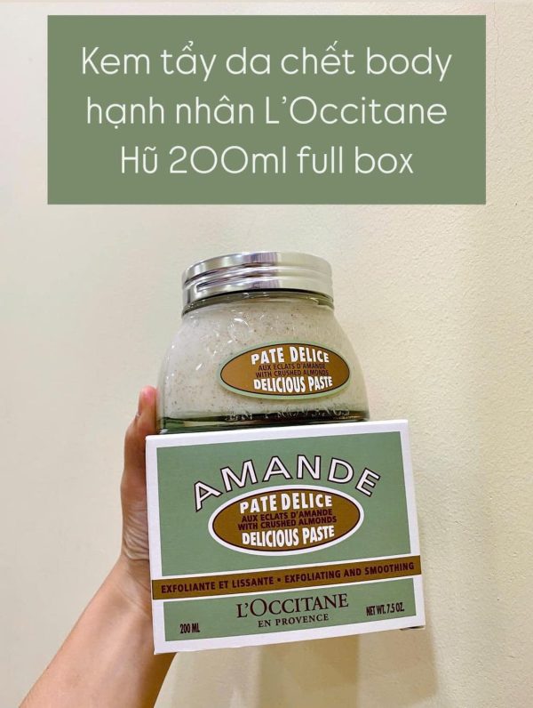 Kem tẩy da chết body hạnh nhân L'Occitane đỉnh cao