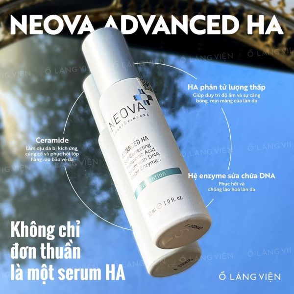Neova Advanced HA – Serum HA Cao Cấp Phục Hồi Da Chống Oxy Hóa, Cung Cấp Độ Ẩm Cho Da 30ml