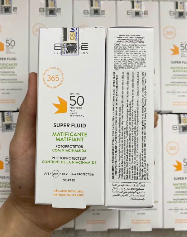 Kem chống nắng Babe da dầu mụn, treatment công ty