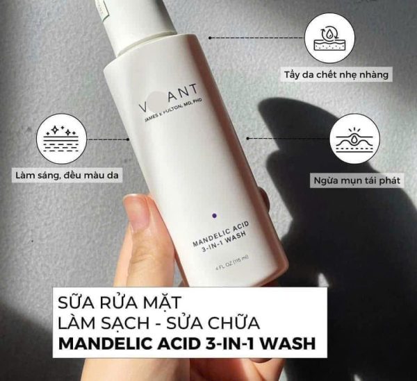 VIVANT MANDELIC ACID 3-IN-1- SỮA RỬA MẶT 3 TRONG 1 MANDELIC ACID