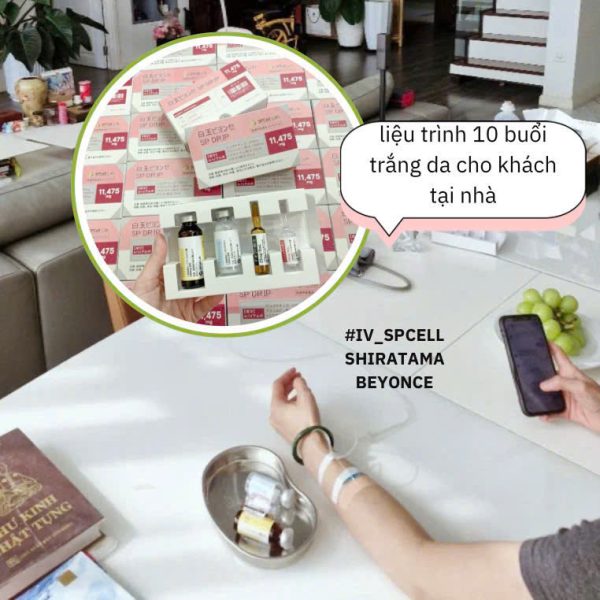 Truyền trắng thải độc TRẮNG DA IV SPCELL của Nhật