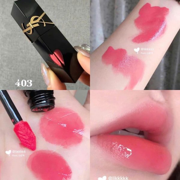 Son YSL the Inks 403 - Hồng san hô tươi